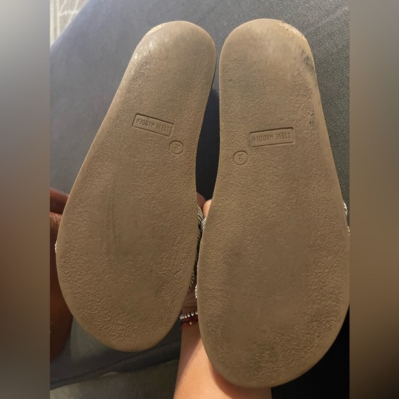 3 pairs of beautiful pre love shoes, 1 DKNY 1 Steve Madden, and 1 soda  - Picture 6 of 13